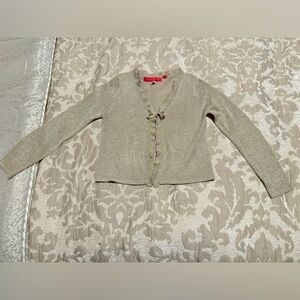 Girls gold shawl or cardigan..

Size 6-8